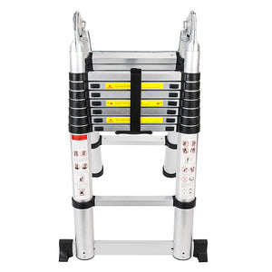 16-Step Dual Joints Aluminum Stretchable Ladder