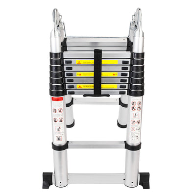 16-Step Dual Joints Aluminum Stretchable Ladder