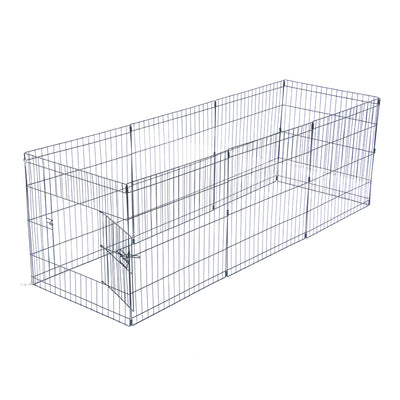 24" Tall Wire Fence Pet Dog Cat Folding Exercise Yard 8 Panel Metal Play Pen