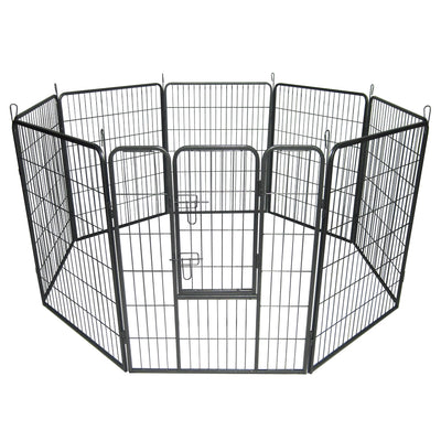 40" Dog Pet Playpen Heavy Duty Metal Exercise Fence