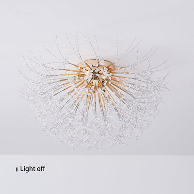 SEFINN FOUR Modern LED 8-Lights K9 Crystal Beaded Chandelier