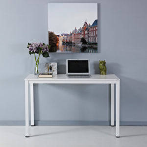 AUXLEY 47” White Computer Desk Writing Desk