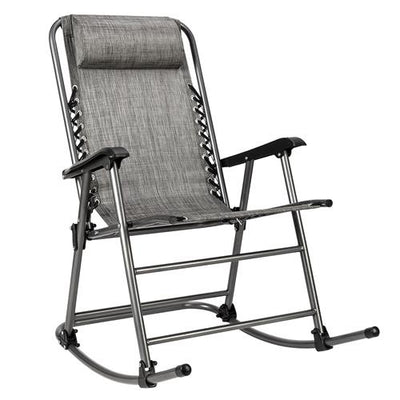 Rocking Chair Leisure Chair for Living Room Gray