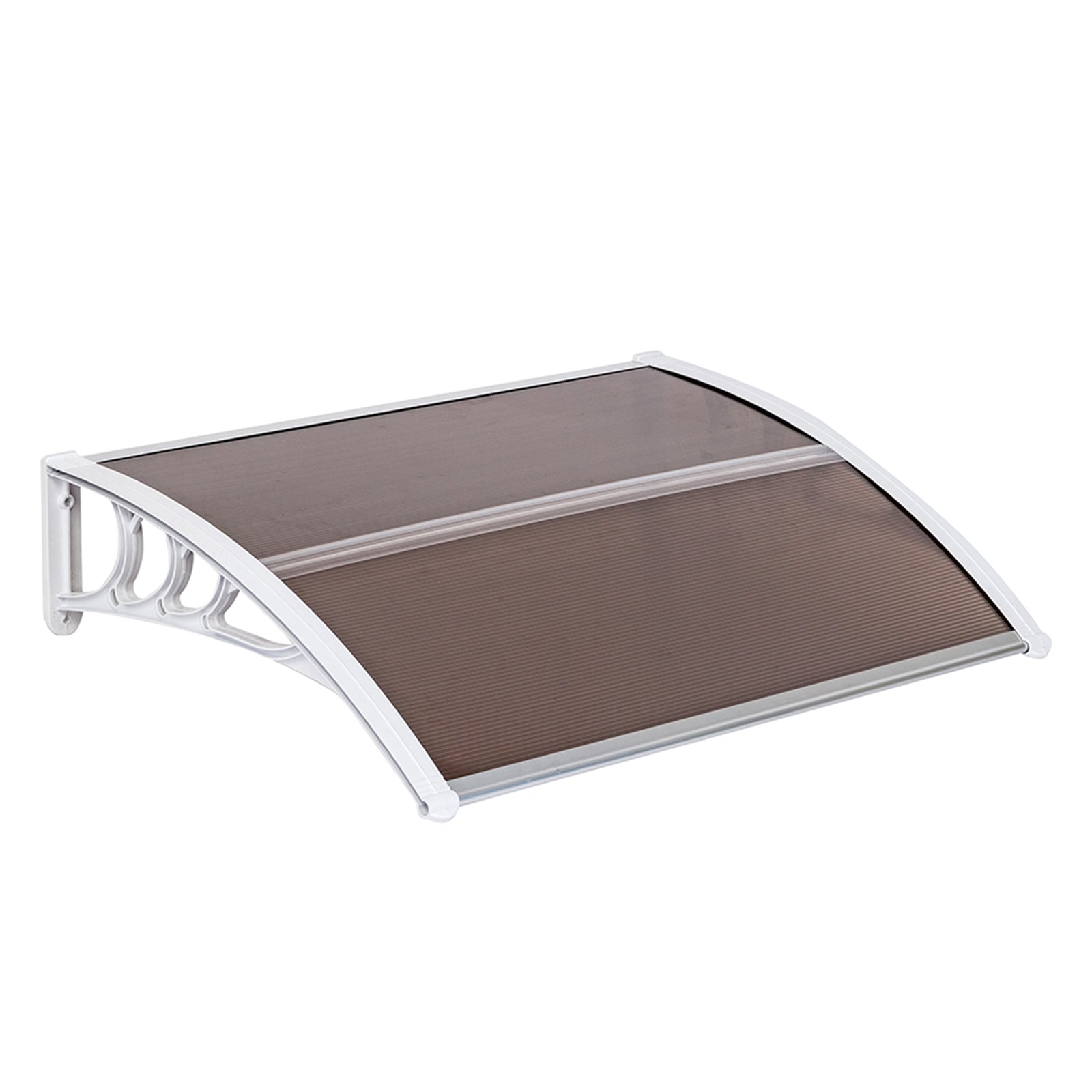 100 x 80 Household Application Door & Window Awnings Brown Board & White Holder