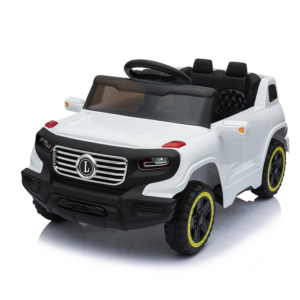 LEADZM LZ-910 Electric Stroller Single Drive 35W*1 Battery 6V7AH*1 Normal Music Version With Remote Control White