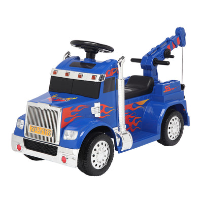 LEADZM LZ-118B Small Crane Single Drive 6V20W Battery 6V4.5AH * 1 with 2.4G Remote Control Music Board Blue