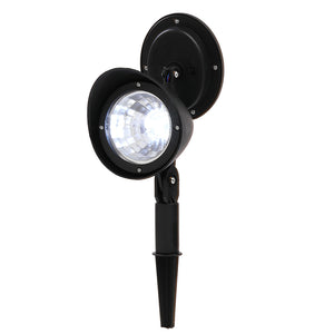 2pcs Solar Landscape Spotlight LED Lighting Plastic for Outdoor Garden Yard Porch Pool