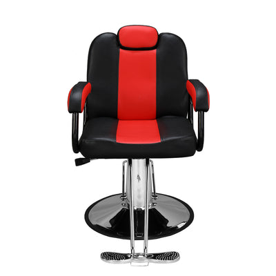 Barber Chair Black & Red