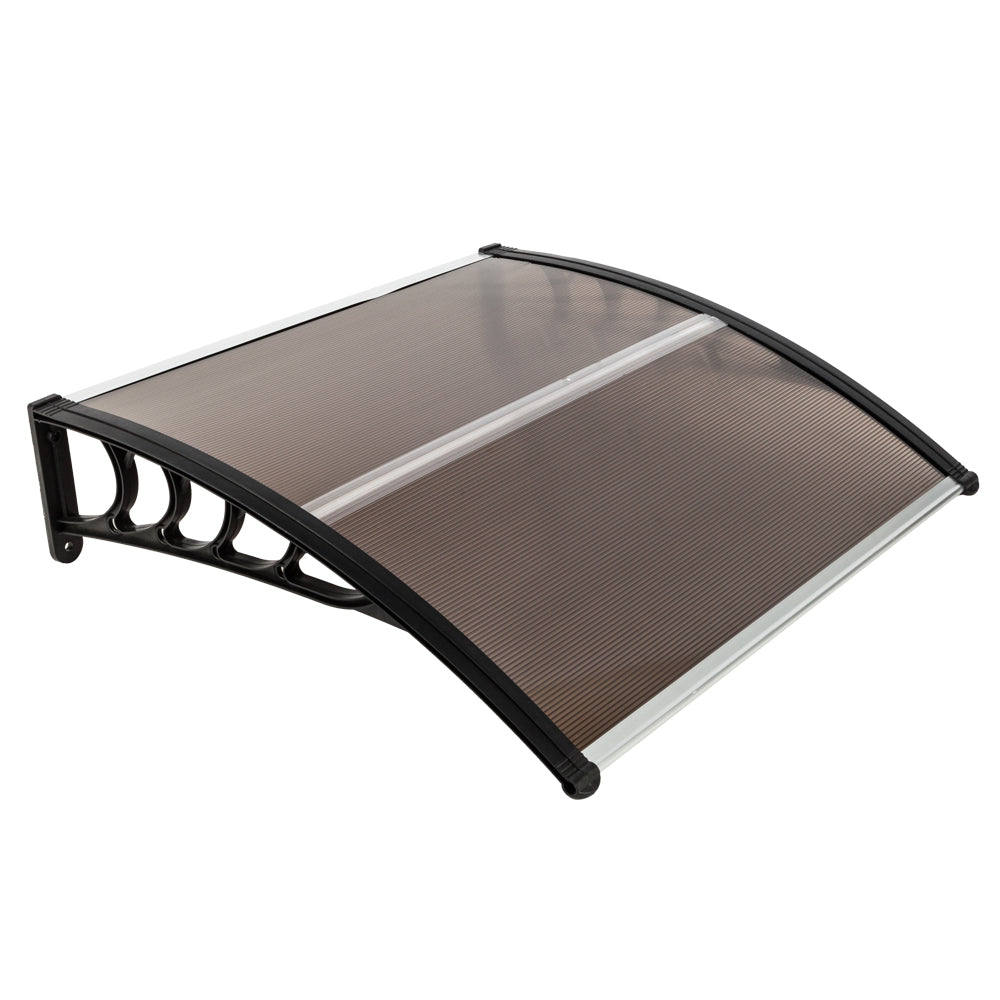 100 x 96 Household Application Door & Window Awnings Brown Board & Black Holder