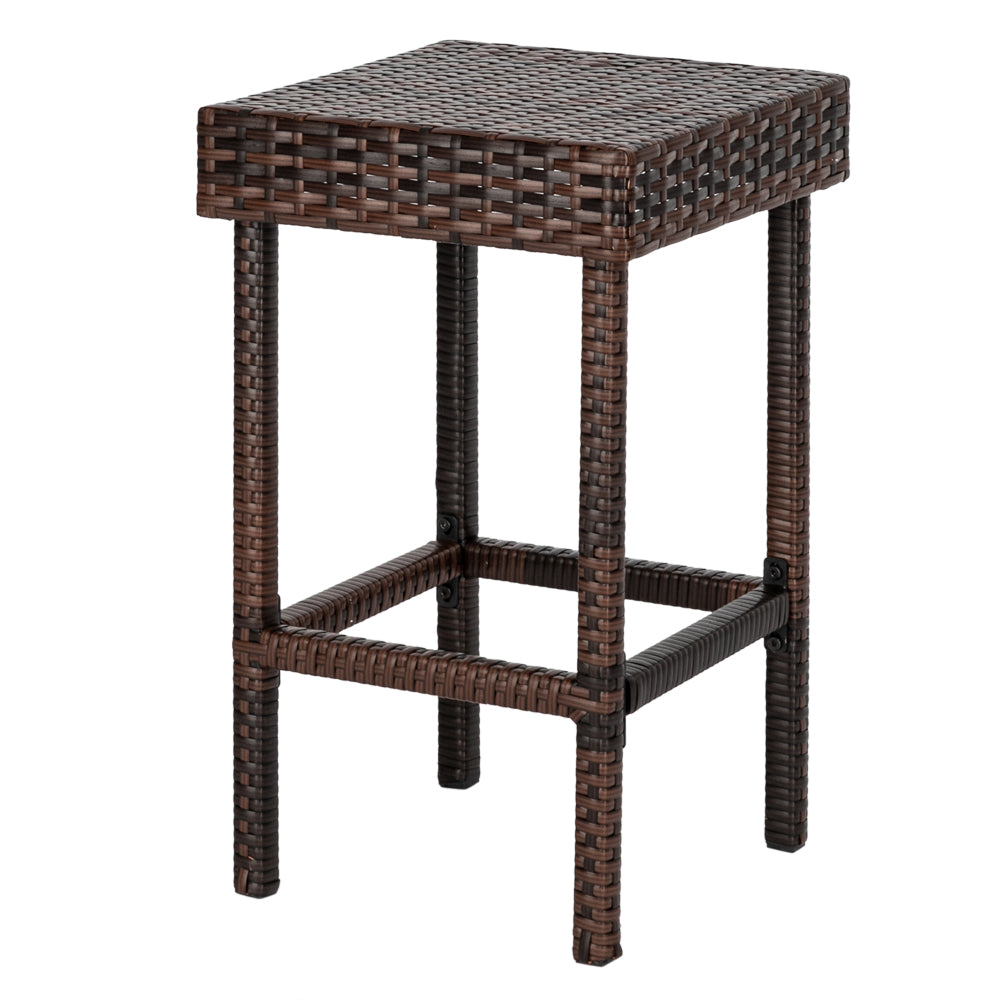 4pcs Bar  Chair  Brown Gradient