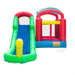 18.7ft x 11.6ft x 8.2ft Inflatable Water Slide Pool Bounce House Jumper Castle