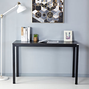 AUXLEY 47” Black Oak Simple Office Writing Desk