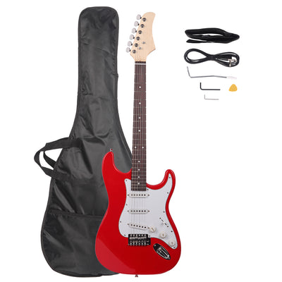 Rosewood Fingerboard Electric Guitar with Shoulder Strap