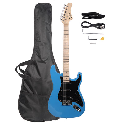 Sky Blue GST Stylish Electric Guitar with Black Pickguard