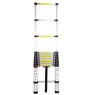 Single Side Extension 12-Step Aluminum Stretchable Ladder