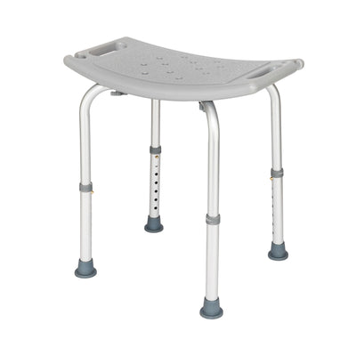 Aluminium Alloy Elderly Bath Chair without Back of a Chair Gray