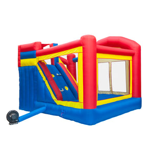 157.2 x 141.6 x 110.4" Slide Inflatable Bounce House Castle Moonwalk Jumper Bouncer