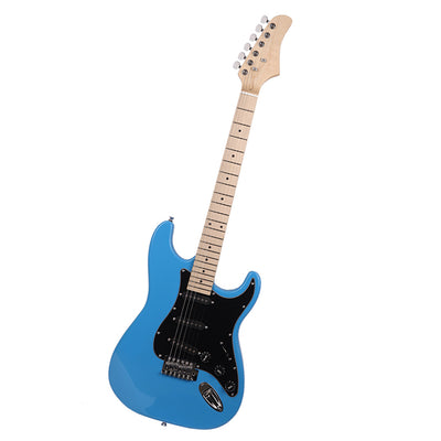 Sky Blue Stylish Electric Guitar with Black Pickguard