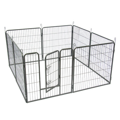 32" Dog Pet Playpen Heavy Duty Metal Exercise Fence