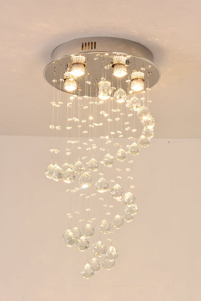 5 Light Unique / Statement Geometric Chandelier