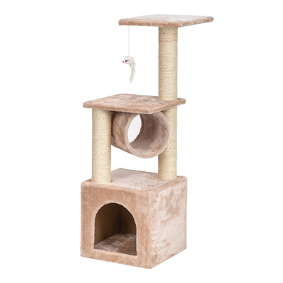 36" Stable Cute Sisal Cat Climb Holder Cat Tower Beige