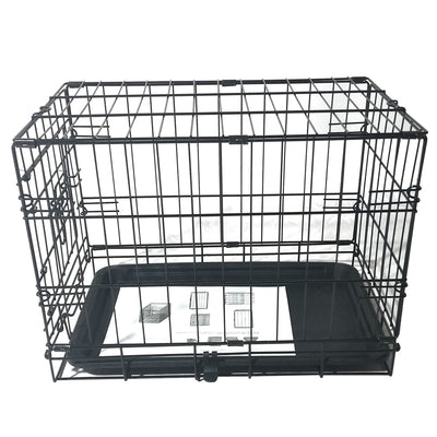 20" Pet Kennel Cat Rabbit Folding Steel Crate Animal Playpen Wire Metal Cage