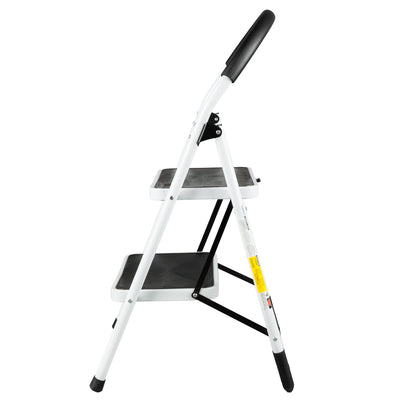 Folding Stool Heavy Duty Industrial Lightweight 2-Step Ladder