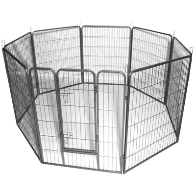 40" Dog Pet Playpen Heavy Duty Metal Exercise Fence