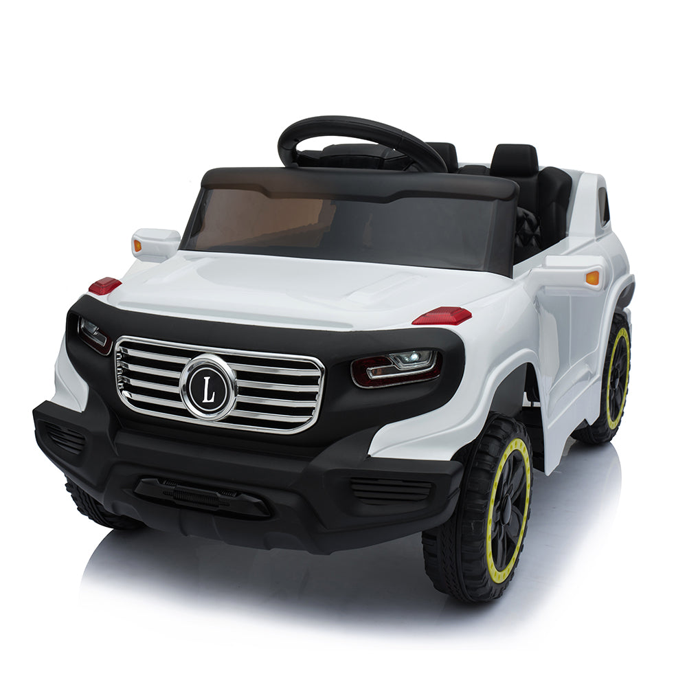 LEADZM LZ-910 Electric Stroller Single Drive 35W*1 Battery 6V7AH*1 Normal Music Version With Remote Control White