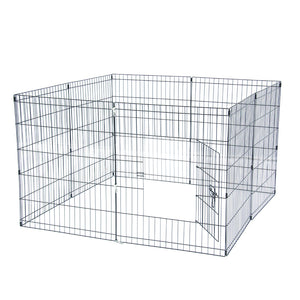 30" Tall Wire Fence Pet Dog Cat Folding Exercise Yard 8 Panel Metal Play Pen