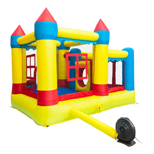 3.2*3*2.5m 420D Thick Oxford Cloth Inflatable Bounce House Castle Ball Pit Jumper Kids Play Castle