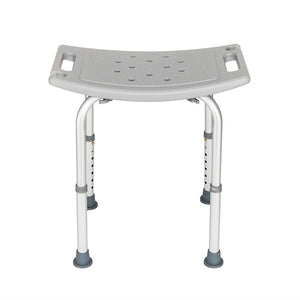 Aluminium Alloy Elderly Bath Chair without Back of a Chair Gray