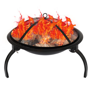 21 Inch Charcoal Grill (With Charcoal Net)   Carrying Bag