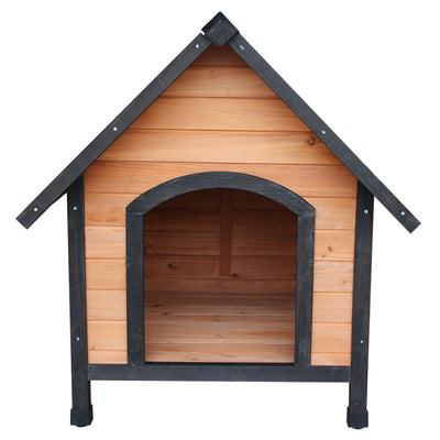 Dog House Pet Outdoor Bed Wood Shelter Home