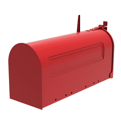High quality Durable Red Iron Mailbox