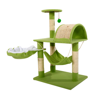 M46 32" Stable Cute Sisal Cat Climb Holder Cat Tower Lamb