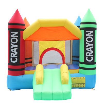 3.7*2.7*2.3m 420D Thick Oxford Cloth Inflatable Bounce House Castle Ball Pit Jumper Kids Play Castle