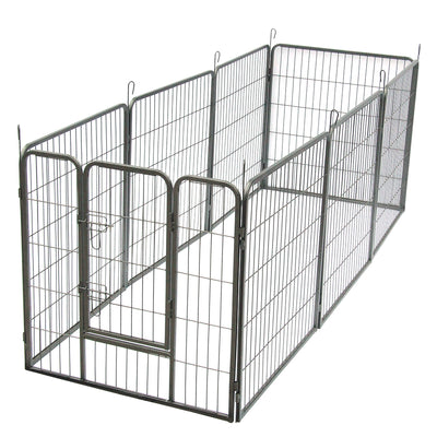 32" Dog Pet Playpen Heavy Duty Metal Exercise Fence