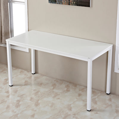 AUXLEY 55” White Office Desk Writing Desk