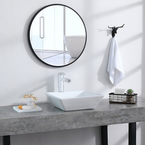 Bathroom Above Counter Square Ceramic Vessel Vanity Sink Art Basin