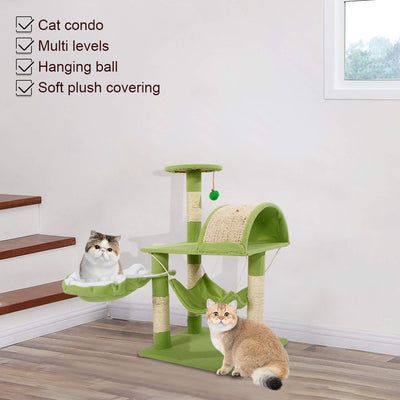 M46 32" Stable Cute Sisal Cat Climb Holder Cat Tower Lamb