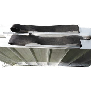 4 Ft Home Corridor Aluminum Alloy Folding Ramp Silver