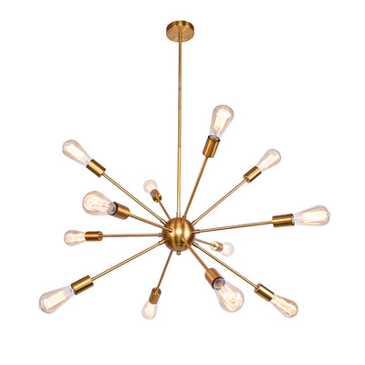 SEFINN FOUR Sputnik 12-Lights Modern Flush Mount Pendant Light Fixture Ceiling Lighting for Living Room Dining Room Bed Room Kitchen Island