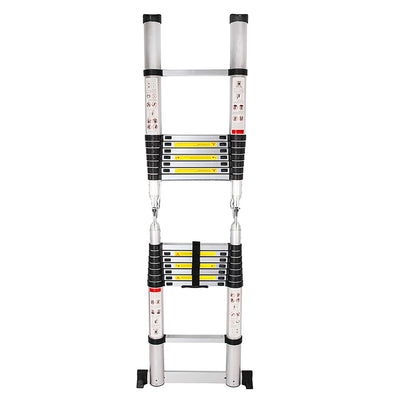 16-Step Dual Joints Aluminum Stretchable Ladder