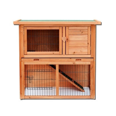 36" Waterproof 2 Tiers Pet Rabbit Hutch Chiken Coop Cage Hen House