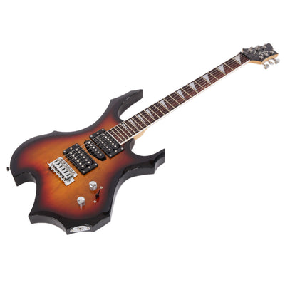 Sunset Color HSH Pickup Shaped Electric Guitar