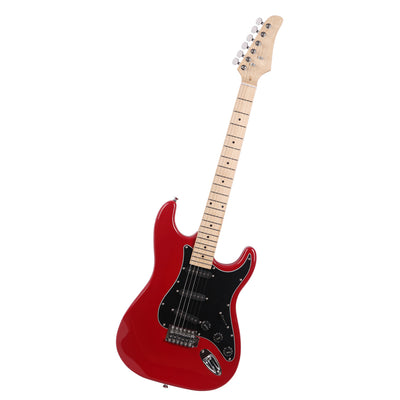 Red Stylish Electric Guitar with Black Pickguard