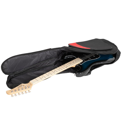 Black Padded Cotton Acoustic Electric Guitar Bag