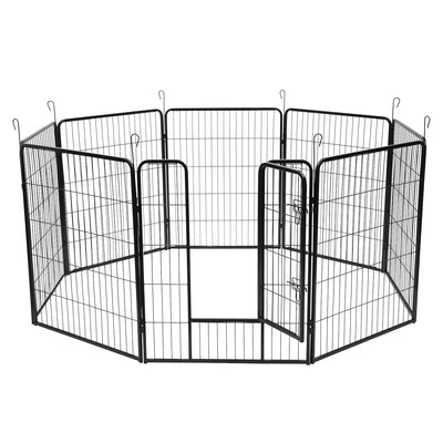 40" Dog Pet Playpen Heavy Duty Metal Exercise Fence