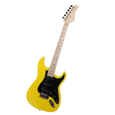 Yellow Stylish Electric Guitar with Black Pickguard